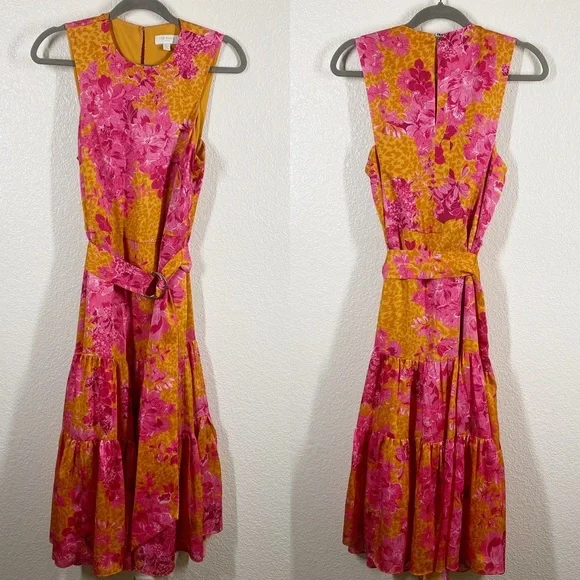 Ted Baker Bambia Floral Tiered Belted Maxi Dress - Picture 4 of 12